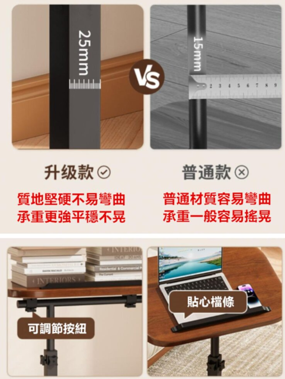 現貨 邊桌 沙發移動邊桌 升降桌 床邊桌 電腦桌 升降床邊桌 桌子 茶几 萬用 邊桌