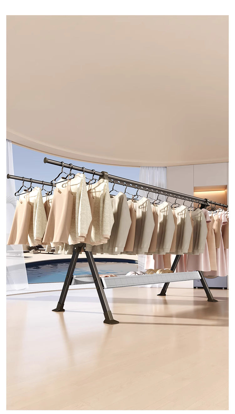 晾衣架 曬衣架 曬被架 掛衣架 折疊晾衣架 X 型曬衣架 伸縮晾衣架 承重力強 鋁合金材質