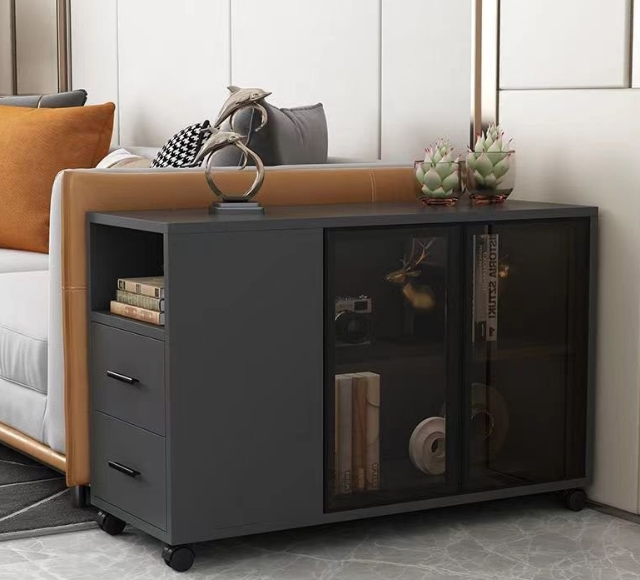 沙發邊櫃 現代簡約 小戶型客廳沙發側邊櫃 角几 可移動小茶几 茶臺櫃子