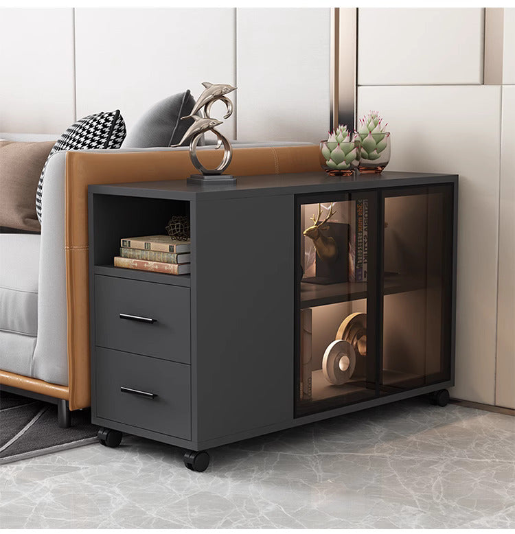 沙發邊櫃 現代簡約 小戶型客廳沙發側邊櫃 角几 可移動小茶几 茶臺櫃子